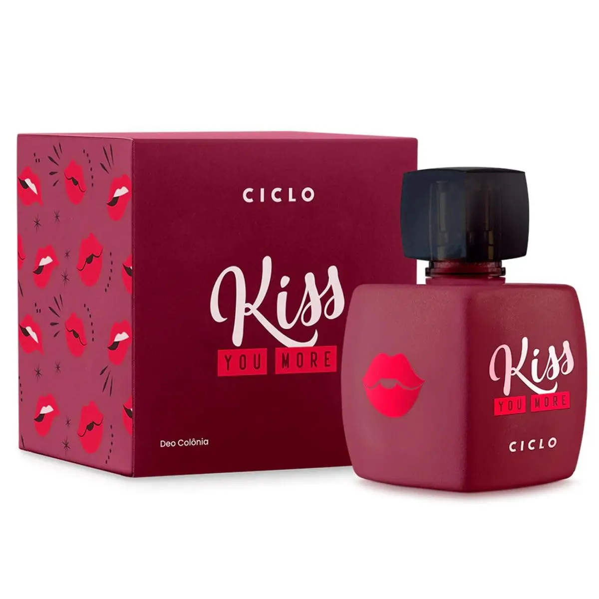 Perfume Deo Colônia Kiss You More Feminino 100ml Ciclo Cosmeticos