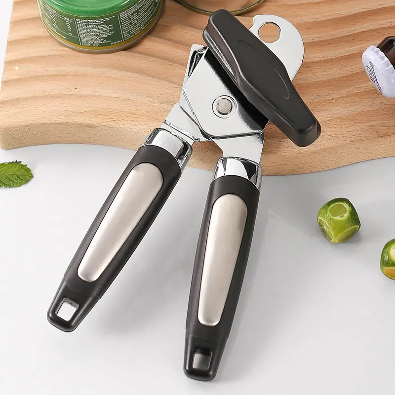 Abridor De Latas E Garrafas Aço Inox Profissional Casa - 1