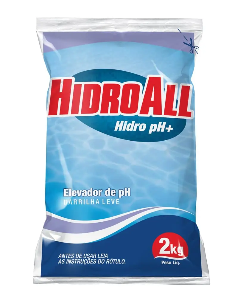 HidroAll Barrilha Hidro Piscinas pH+2Kg