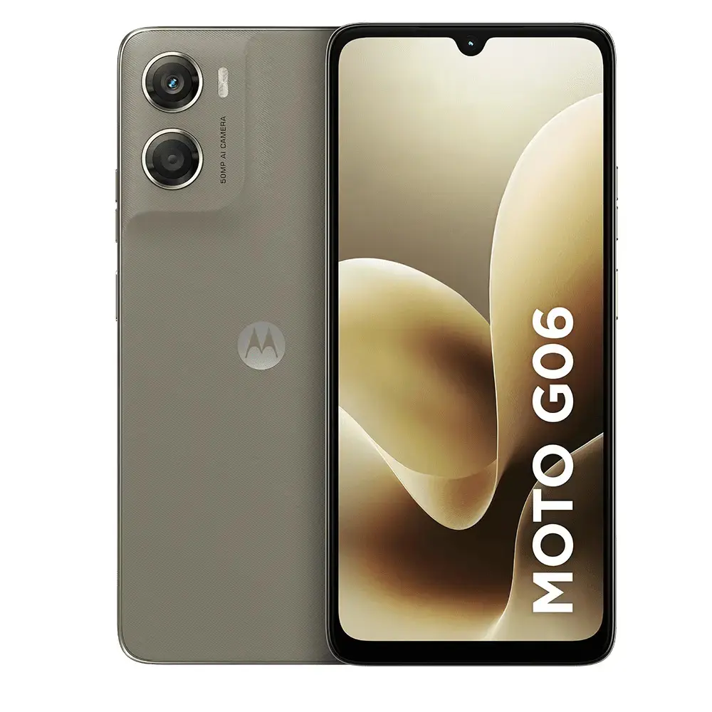 Smartphone Motorola Moto G06 - 256gb 4gb Ram + 8gb Ram Boost, e Camera 50mp Com Ai Bateria De 5200 Mah Tela 6.9 - Bege