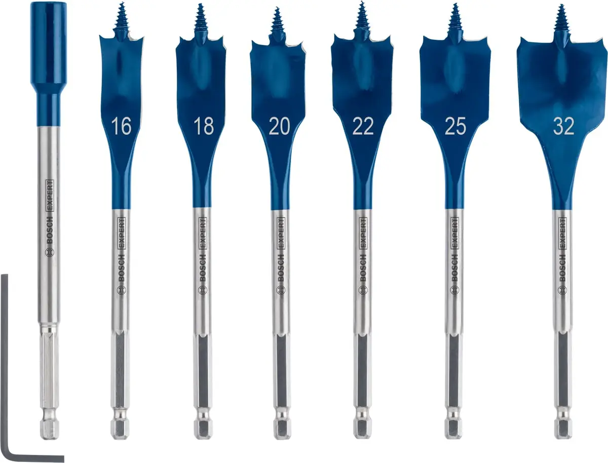 Jogo com 7 Brocas EXPERT Self Cut Speed 16-32mm x 152mm Bosch