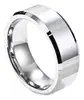[ PRIME ] Anel Prata 6mm Aço Social Homens Acessórios Masculino Feminino Urbano - 1