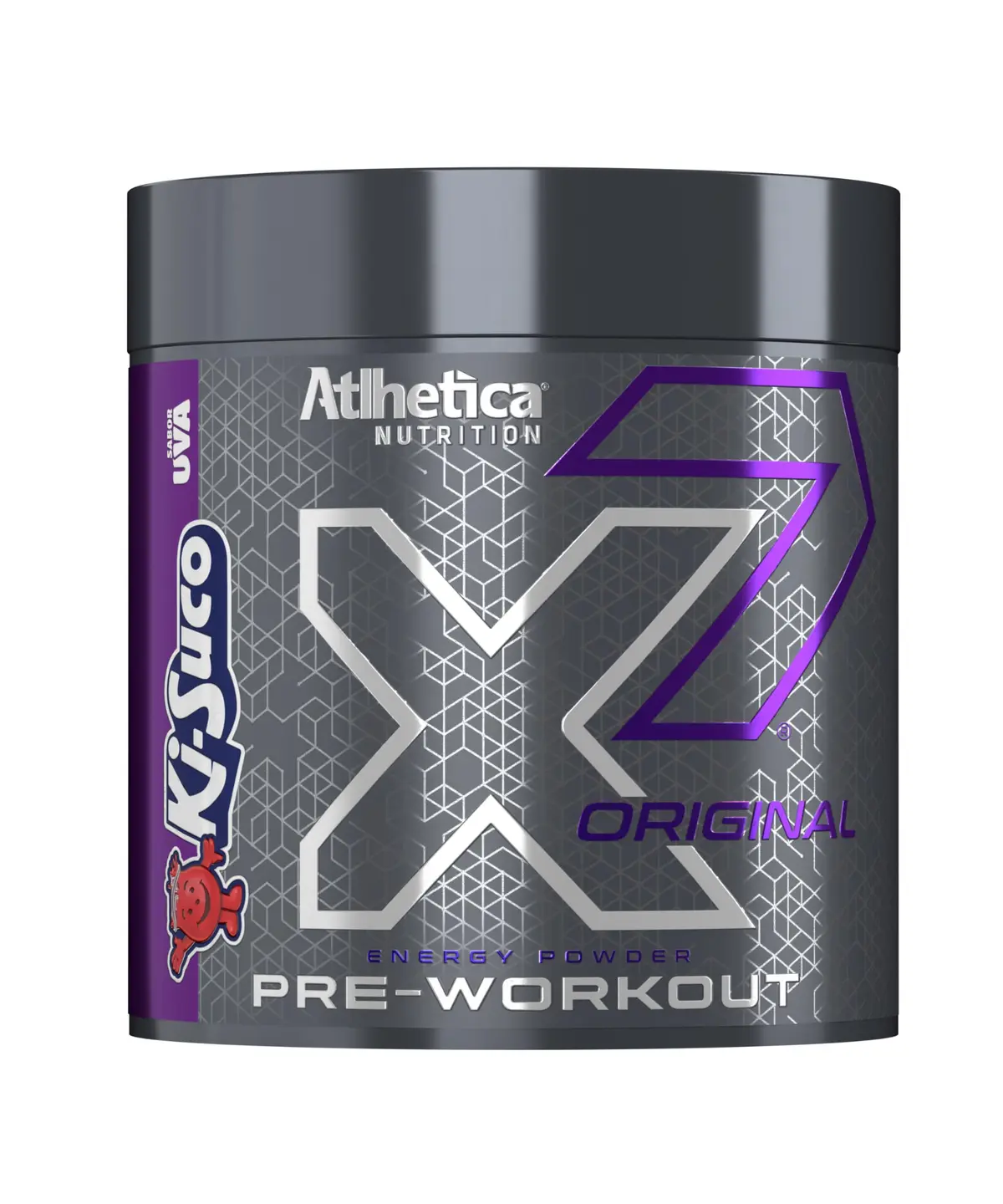 Pré-Treino Atlhetica X7 Original, Sabor Uva Ki-Suco, 300g