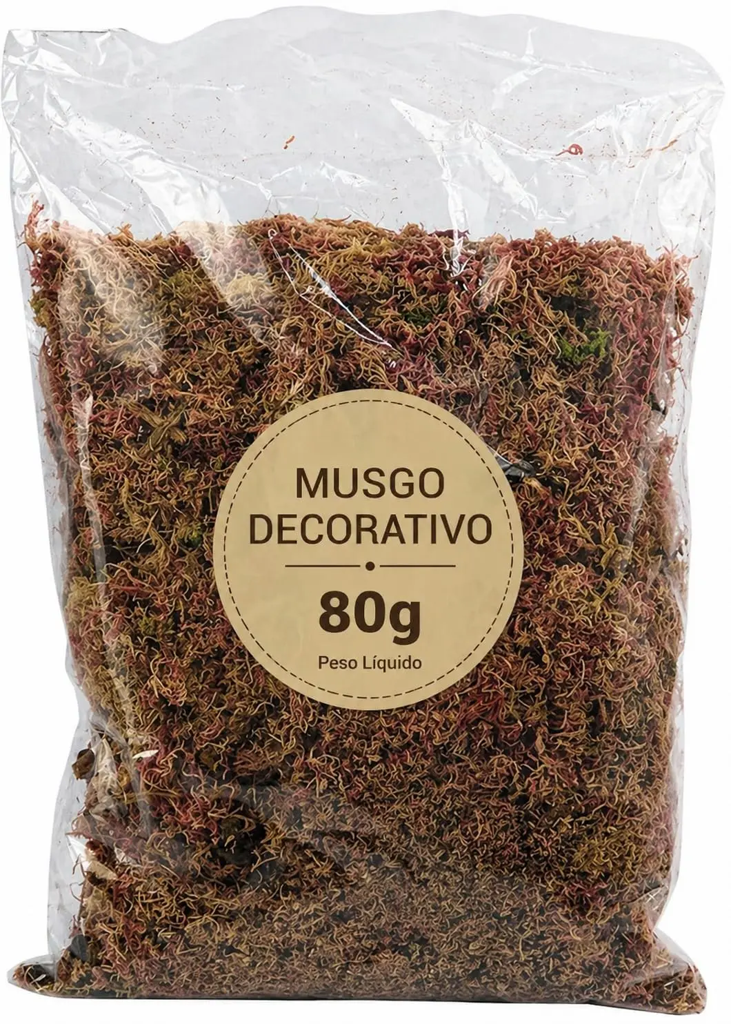 Musgo Rosa Natural Sphagnum 80g Substrato para Orquídeas | Musgo Rosa, Natural, Sphagnum, 80g, Substrato Premium, para Orquídeas Plantas Carnívoras Terrários e Jardinagem - 1