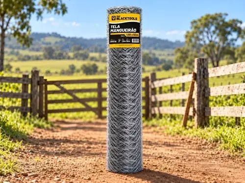 Tela Cerca Soldada Mangueirão Fio 18 1,50 X 50m Galvanizada
