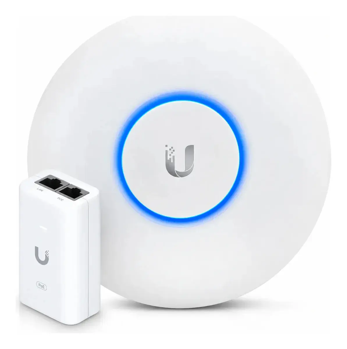 Wifi Access Point Ubiquiti U6+ Unifi + Fonte Poe - 1