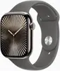 Apple Watch Series 10 GPS + Cellular Caixa natural de titânio 46 mm Pulseira esportiva cinza-pedra P/M - 1