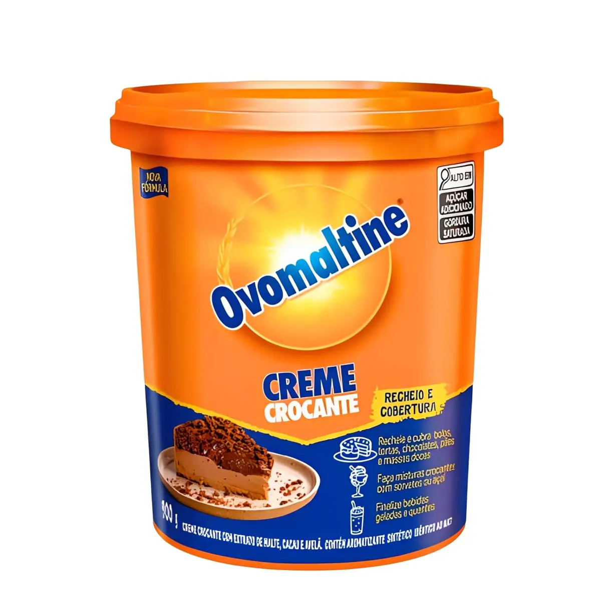 Ovomalttine Cremoso Crocante 900g – Recheie, Cubra e Saboreie