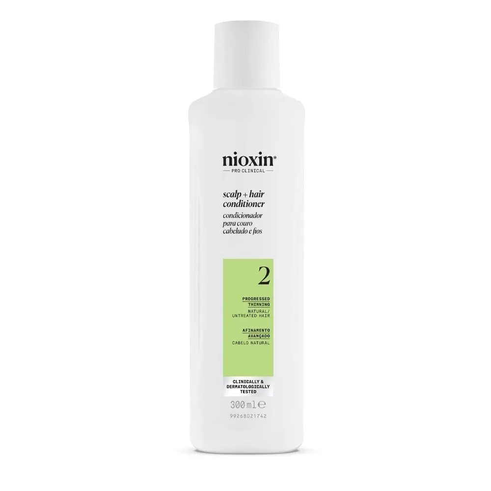 Condicionador para Cabelo Natural Nioxin Sistema 2, 300ml | Afinamento Avançado