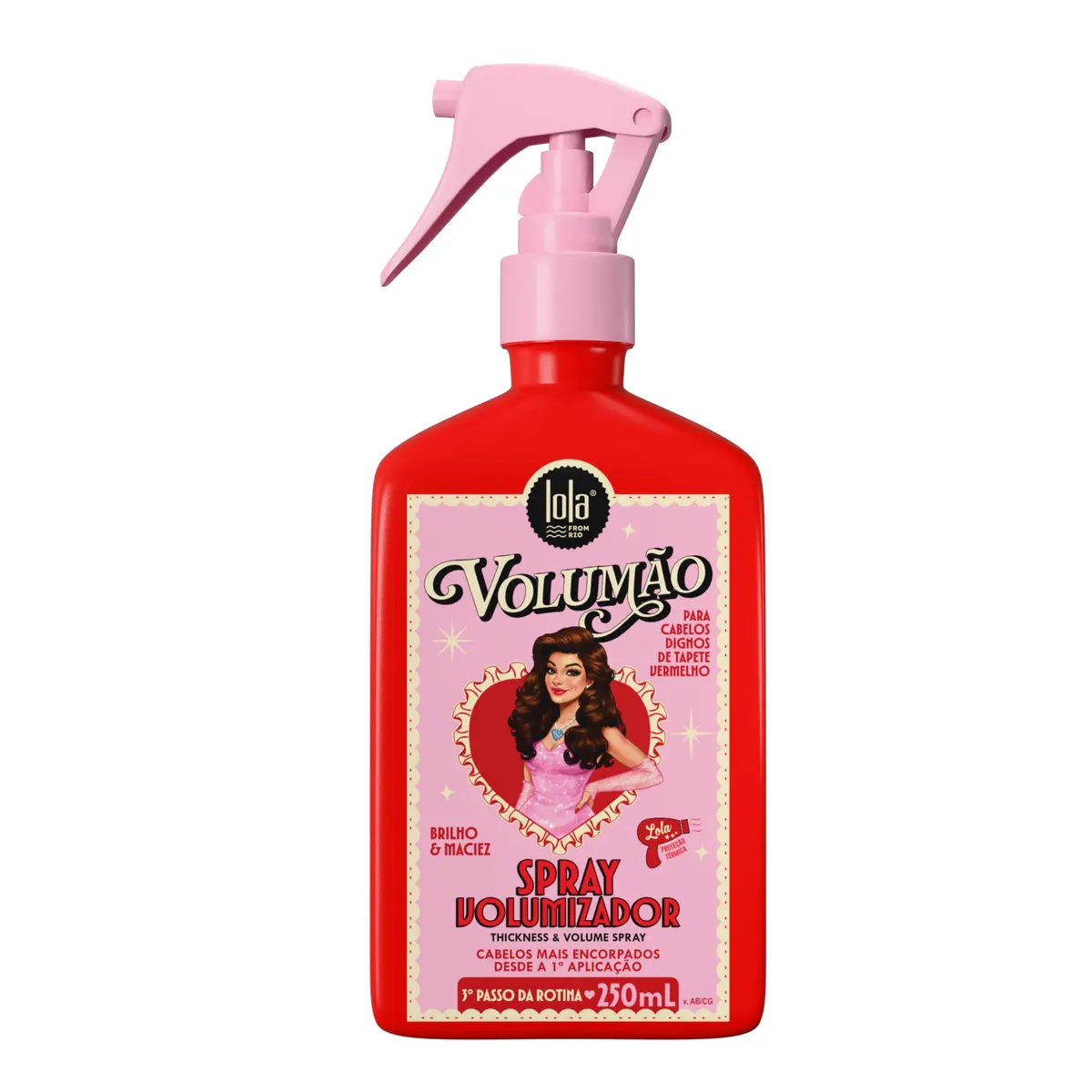 Spray Hidratante Volumão 250ml - Lola from Rio