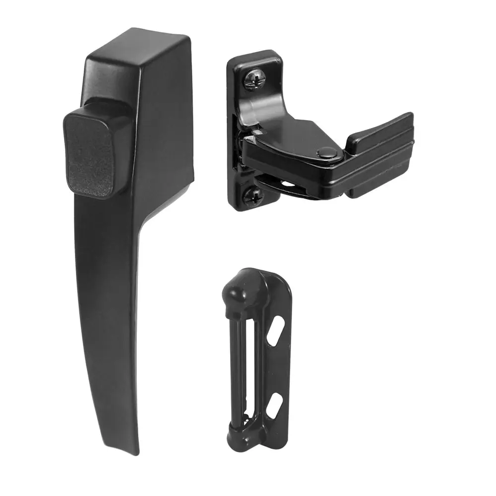 Prime-Line Products K 5007 Conjunto de fechadura de porta de proteção com botão de pressão - 1