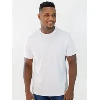 Camiseta Masculina Tradicional Logo Central Marinho Branca Anticorpus - 1