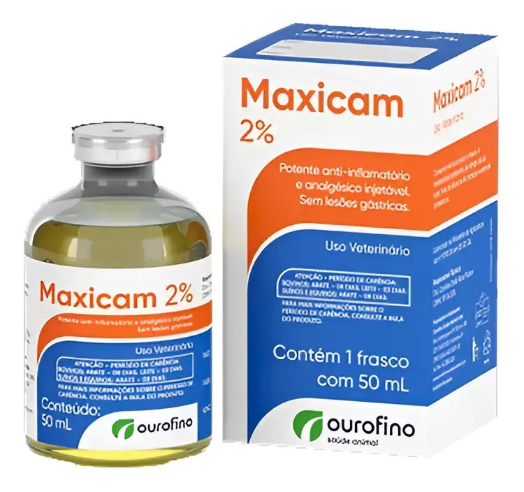 Maxicam 2% Anti-inflamatório Ouro Fino frasco 50Ml