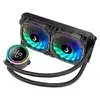 Water Cooler Rise Mode Aura Ice Black, ARGB, 240mm, AMD/Intel, Preto - RM-WAIB-05-ARGB - 1