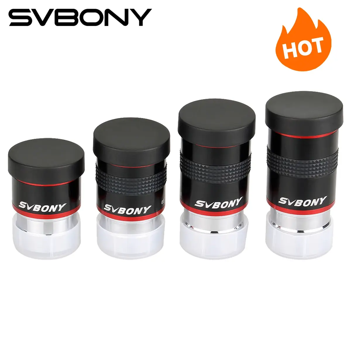 Oculares Telescópio Svbony 1.25" ocular 68 graus Oculares planetária UWA 6mm/9mm/15mm/20mm para Telescópio Astronômico - 1