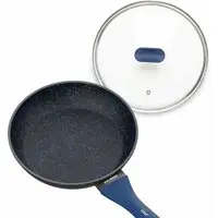 Panela Ichef Home Sauté Petit Azul 20cm e Tampa de Vidro - 20Cm Azul | Azul