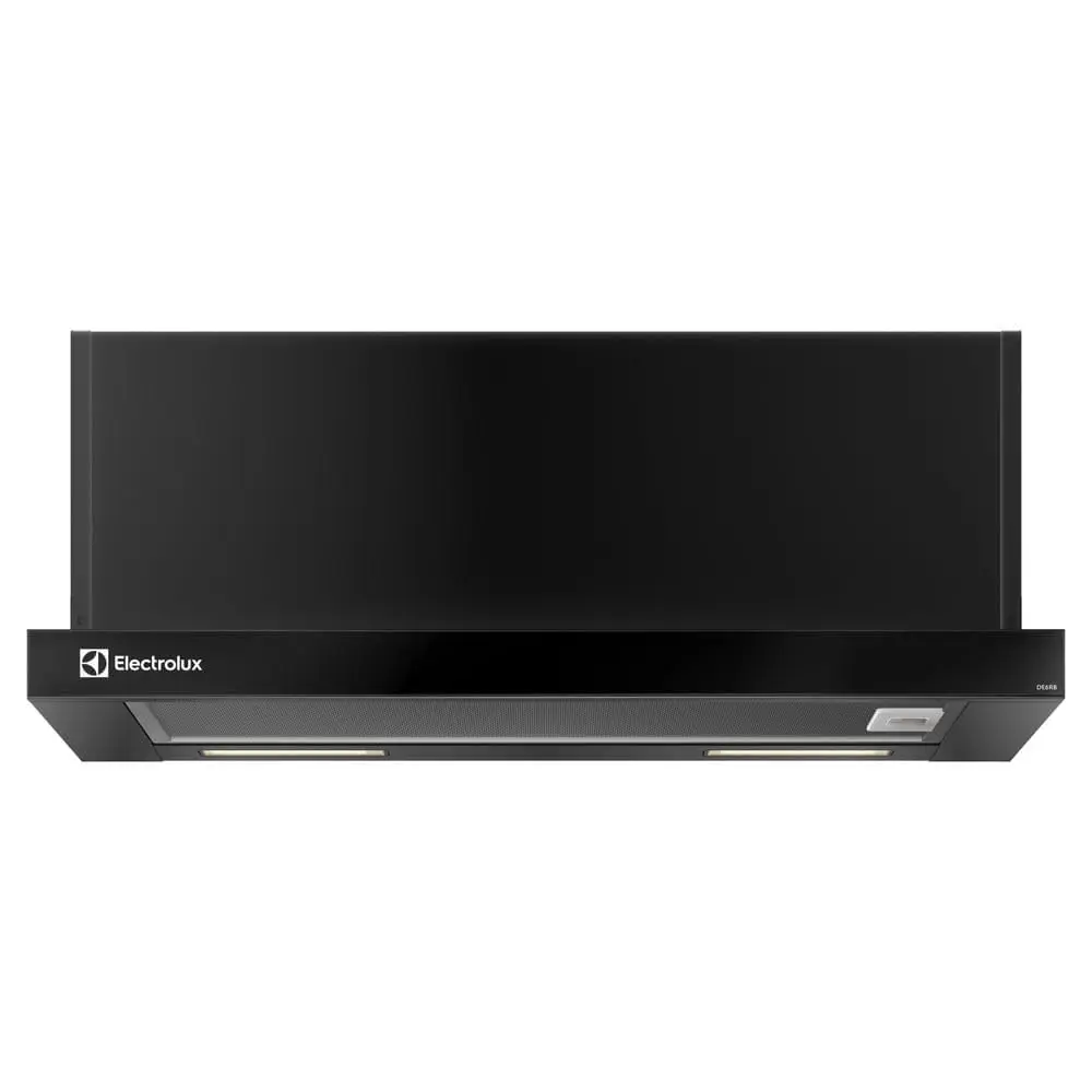 Electrolux Depurador de Ar Electrolux 60cm Retrátil Preto Efficient com Luz de Led (DE6RB) 127V