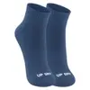 Meia Esportiva Cano Médio Antibolha Azul 39-44 - 1