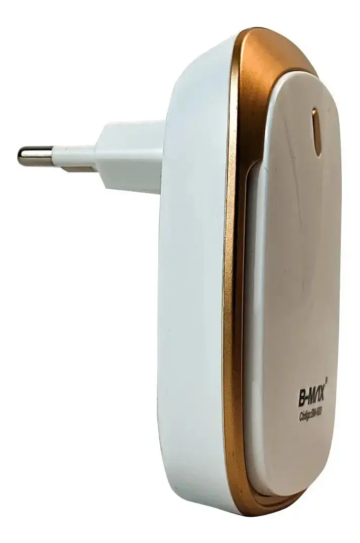 Campainha Sem Fio Residencial Longo Alcance 100m Bivolt 127/220v Shopclic Branco 36 Toques Musicais Volume Alto Ajustável Resistente à Água Receptor de Tomada Botão para Portão e Muro Sem Obra thumbnail 8