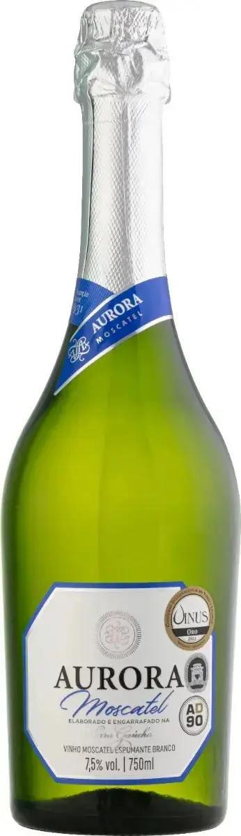 Vinho Espumante Brasileiro Branco Aurora Moscatel Serra Gaúcha 750ml