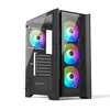 [app] Gabinete Gamer Husky Dome 100 Vidro Preto ATX - 1