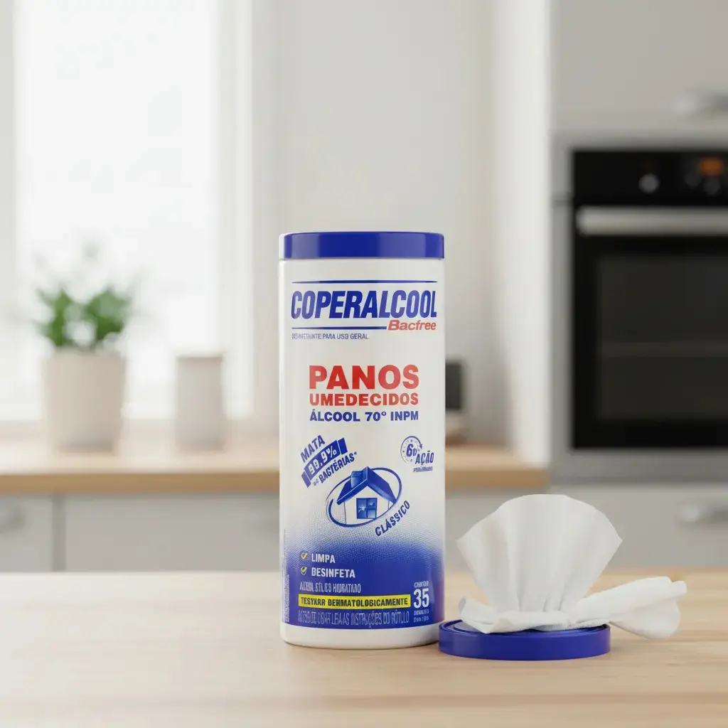 Lenços Umedecidos Panos Coperalcool Bacfree 70°inpm 35 Unidades thumbnail 4