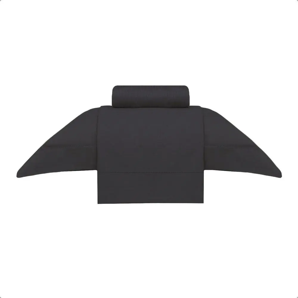 Buddemeyer Jogo de Cama Solteiro Cetim 300 Fios Damask Stripes 100% Algodão Penteado Chumbo 3 peças