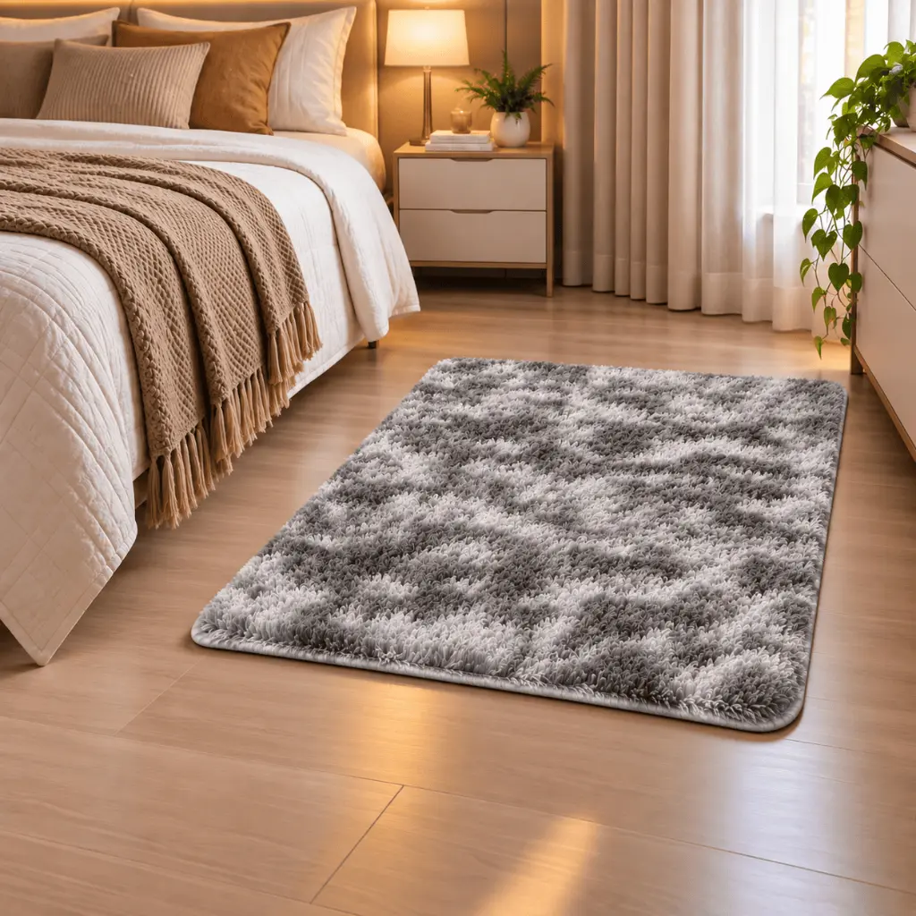 Tapete Peludo Felpudo 1,50 X 1,00 Várias Cores Para Sala E Quarto - 1