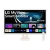 Monitor LG Myview Smart 32" Full HD, 60Hz, 8ms, IPS, Bluetooth, Branco - 32sr50f-W - 1