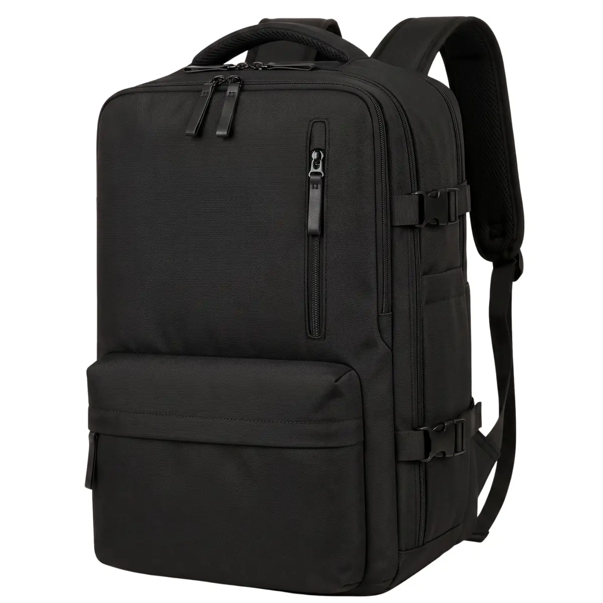 Mochila de Viagem Expansível para Notebook com Cabo USB | Expansível 10cm Impermeável Reforçada Bolso Rápido Celular Alças Acolchoadas Unissex