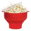 Pipoqueira Em Silicone P/Microondas - Vermelho