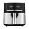 Fritadeira Air Fryer 5,5L Cyclone Preto e Inox Midea - 1