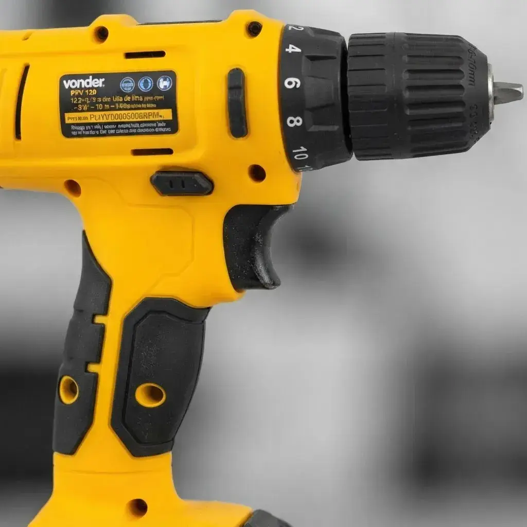 Parafusadeira Furadeira A Bateria Vonder Pfv120 Cor Amarelo Frequência 50hz 60hz Bivolt thumbnail 8