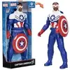 Boneco Capitão América Mighty Hero Azul - 1