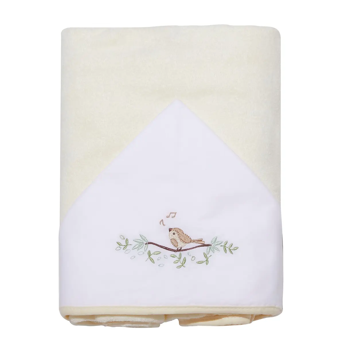 Papi Textil Toalha De Banho Mami Forrada C/Capuz Bordado 90Cm X 80Cm Contem 01 Unidade