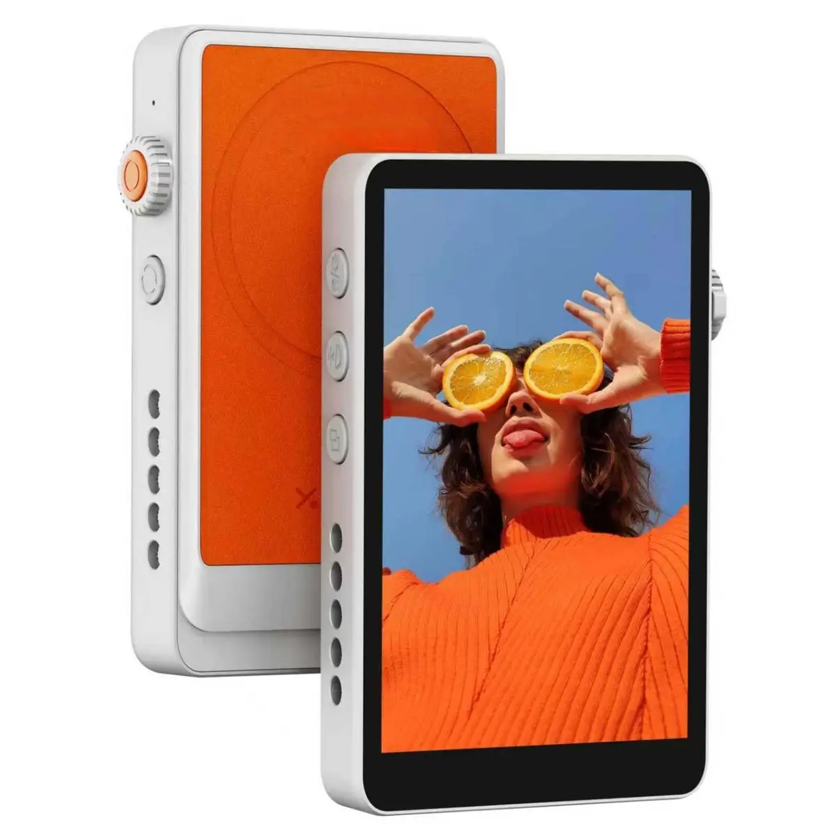 Tela de monitor selfie magnético, tela de monitor selfie Vlog sem fio, disparo com zoom remoto, sincronização de áudio e vídeo, compatível com iPhone e Android