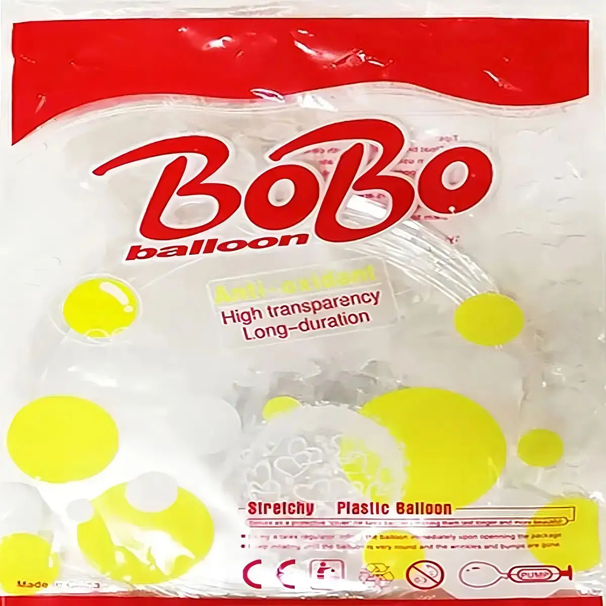 Balão Bubble Bolha 24 Polegadas Transparente Kit Com 50 Unid - 1