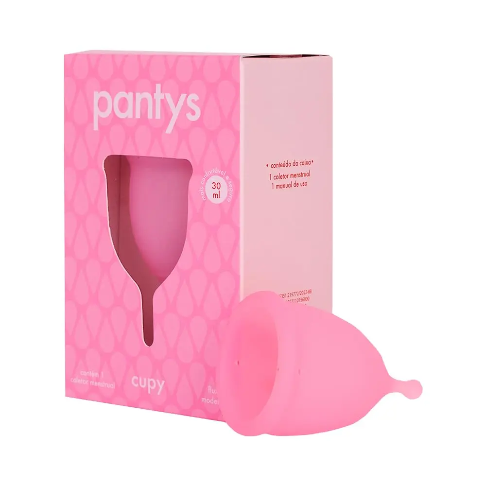 Coletor Menstrual Pantys Cupy Soft, Rosa, 1 Unidade - 1