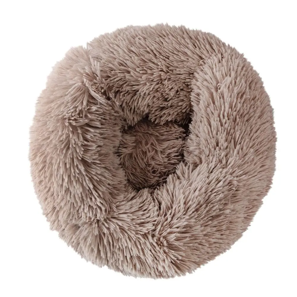 Caminha Nuvem PELUCIA CAMA Redonda DONUT TOCA Cachorro Gato P 40CM (MARROM) | MATERIAL RESISTENTE, PODE LAVAR NA MAQUINA, NÃO SOLTA PELOS, TOQUE SUPER MACIO, QUALIDADE PREMIUM