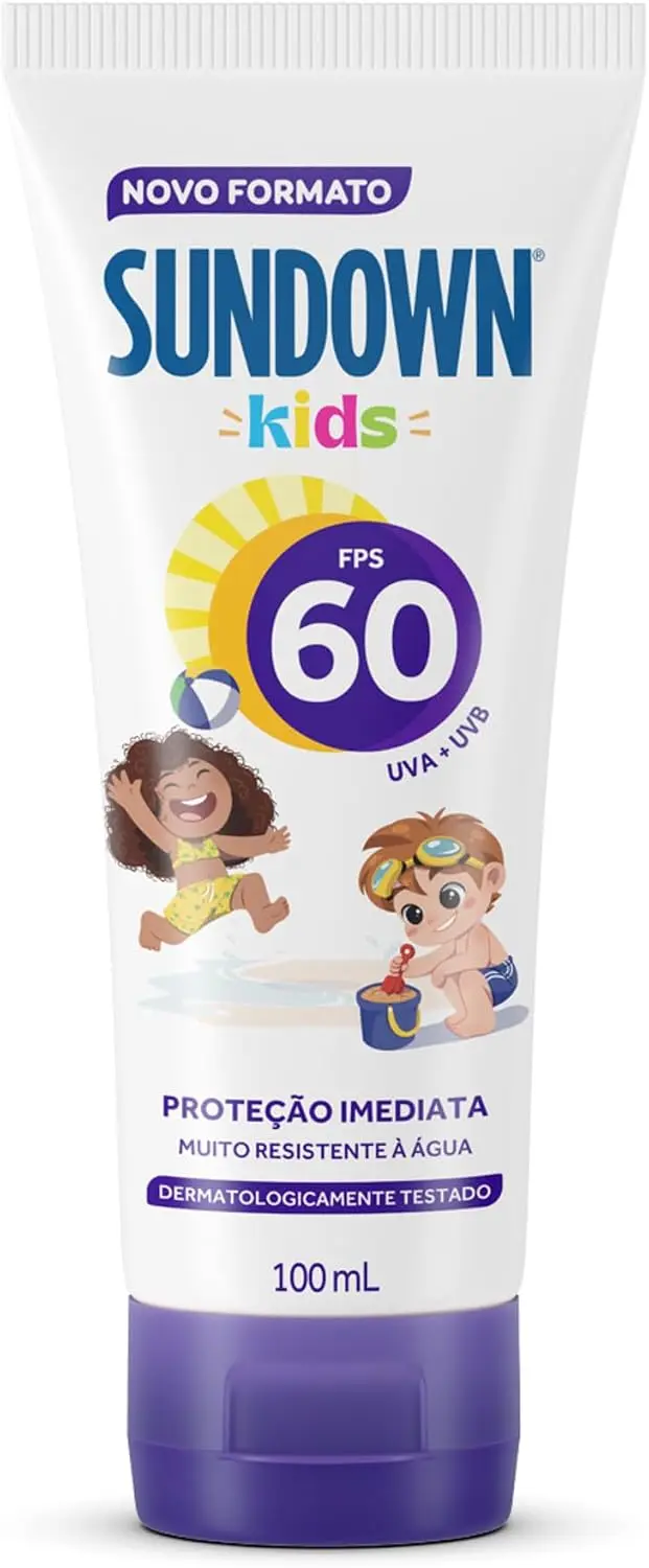 Protetor Solar Corporal em Loção Sundown Kids, FPS 60, 100ml - 1