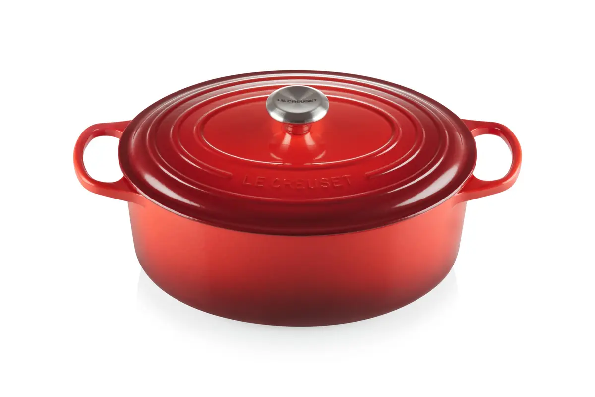 Le Creuset Panela Oval 31 cm Ferro Fundido Esmaltado Signature Vermelho | Ferro Fundido Esmaltado, Signature - 1