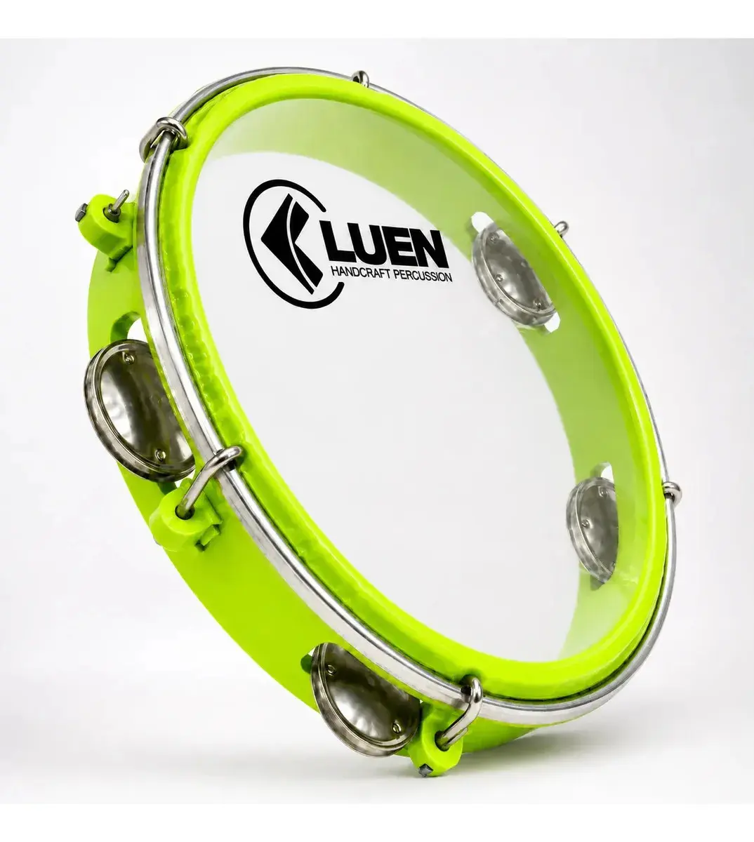 Pandeiro Infantil Abs Verde Cítrico Pele Cristal 8 - Luen