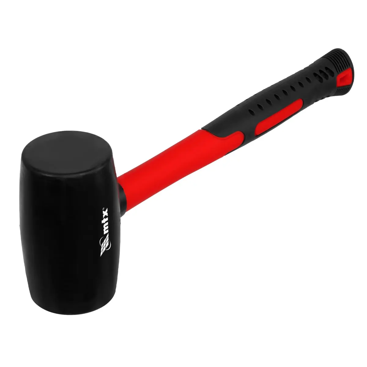MTX Martelo De Borracha Com Cabo De Fibra (680g (Preto)) - 1