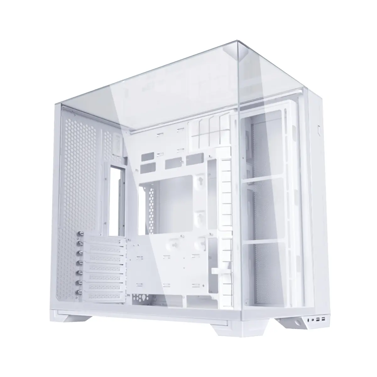 Gabinete Aquário Lian Li O11 Vision Compact Vidro Temperado Modular Branco O11VPW-M WHITE