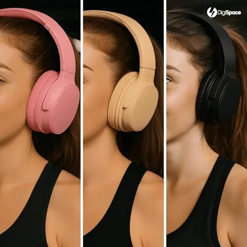 Fone de Ouvido Bluetooth 5.3 Headphone On-ear Sem Fio Fone Para Academia e Corridas, com Cancelamento de Ruído, Dobrável, com microfone Integrado Compatível com Android e iOS Premium (Roxo) thumbnail 6