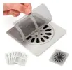 Kit 50 Telas Protetoras de Ralo 10x10cm Cinza - 1