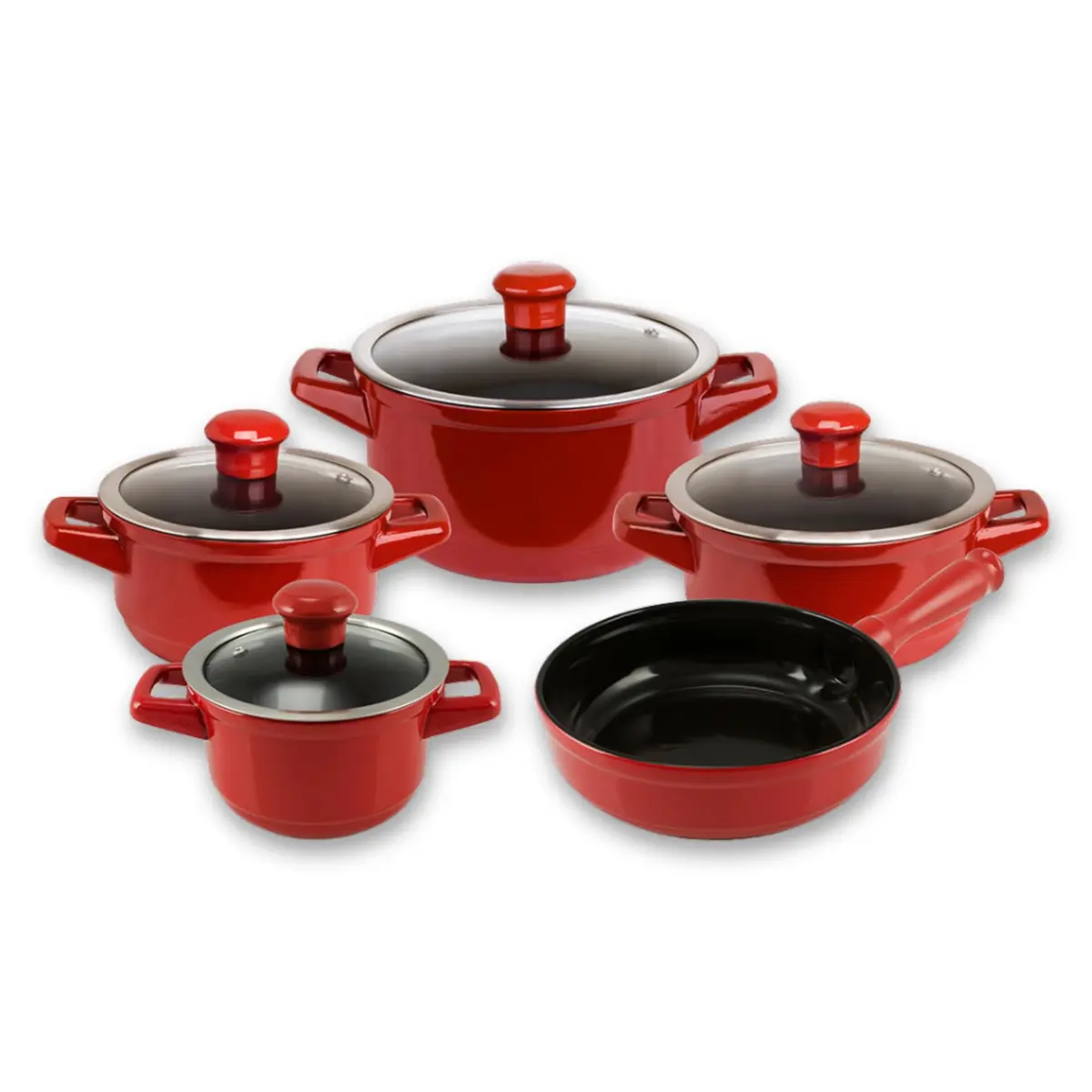Ceraflame Conjunto Panelas de Cerâmica Duo Smart 5 Peças Pomodoro - 1