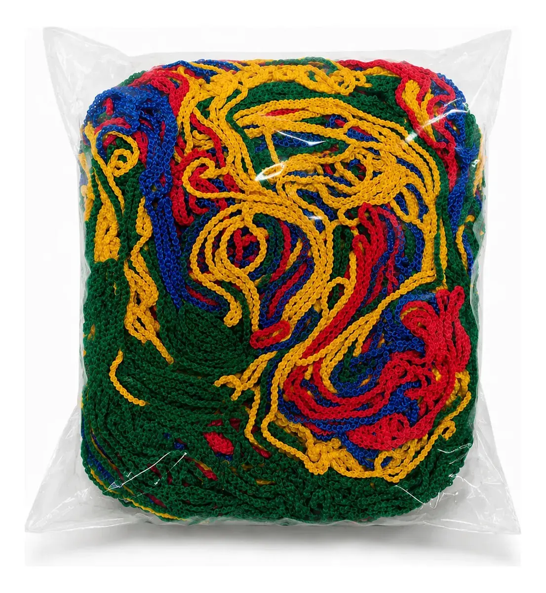 Rede Tela Proteção 3,05m Colorida Cama Elástica Com Zíper Colorido Val Brinquedos