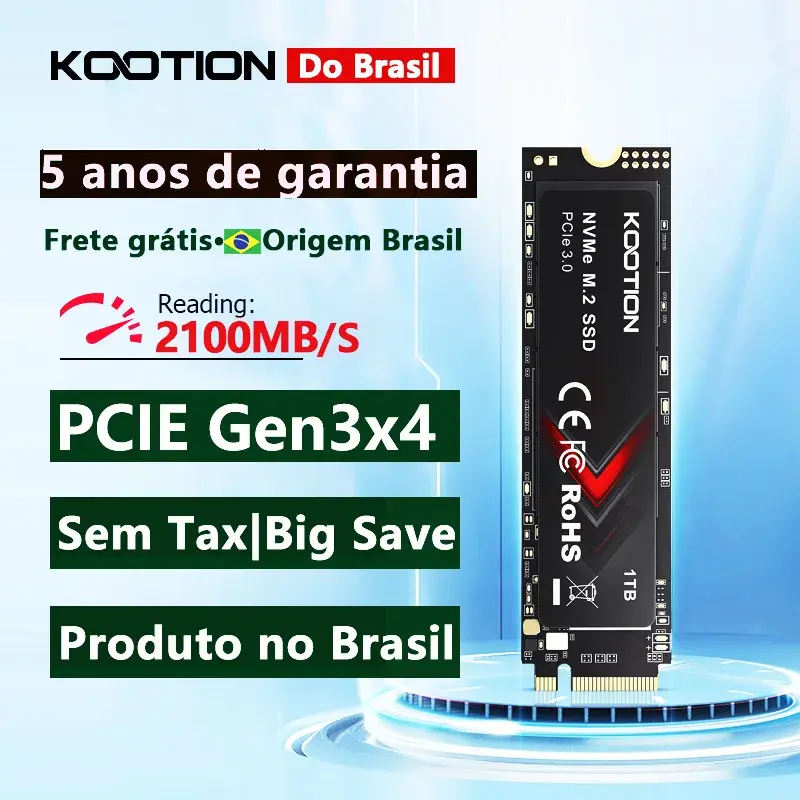 KOOTION X15Lite PCIe M2 SSD NVME M.2 SSD Drive 1TB 512GB 256GB Unidade de estado sólido Disco rígido interno SSD para laptop desktop