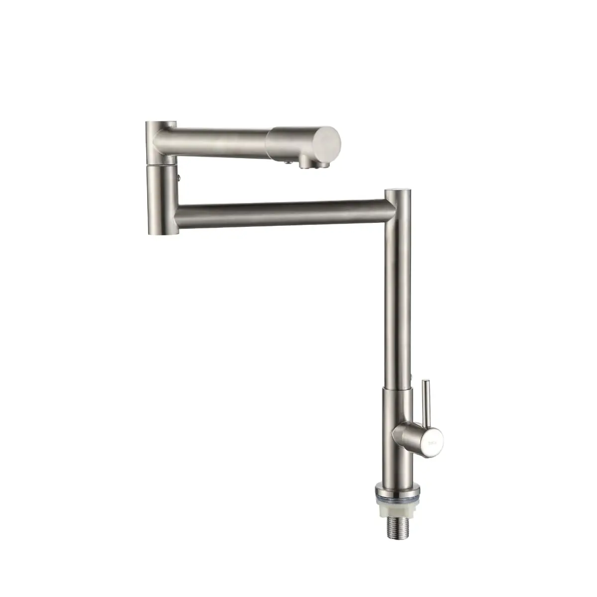 Torneira Telca Água Fria Bancada Cozinha Articulada 1/4 Volta (Escovado) - 1